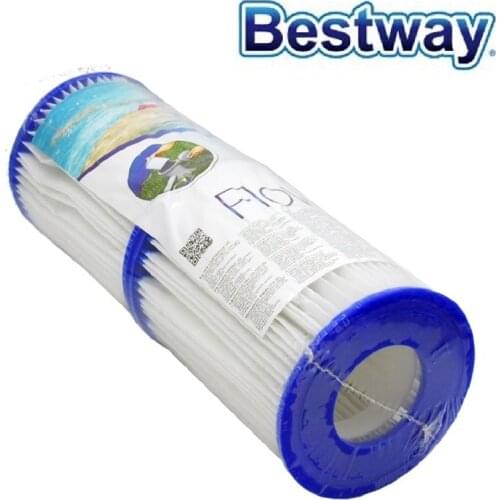24 Pcs 58094 Bestway D10.6*H13.6cm FLOWCLEAR Cartridge Type II D4.2xH5.4" Filter Cartridge Pump Cores For 530Gal 800Gal Filter