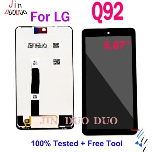 6.67 "For LG Q92 LCD Display Touch Screen Digitizer Assembly Replacement For LG Q92 LCD 720*1280 Replacement Parts
