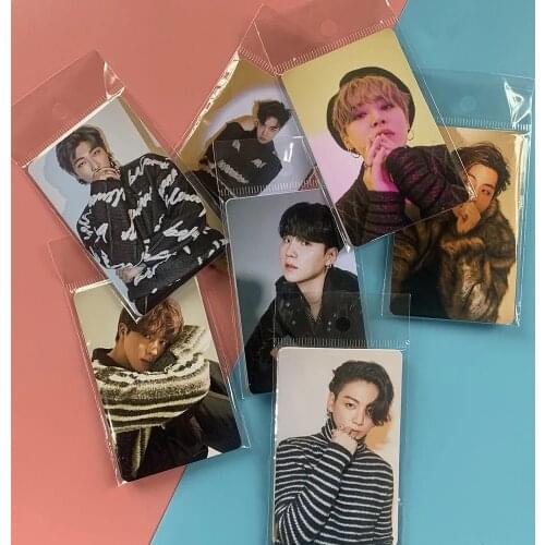 Kpop Bangtan Boys Album Weverse Magazine Lomo Card Photocard Self Made Paper Cards JUNG KOOK JIMIN JIN SUGA V RM Poster