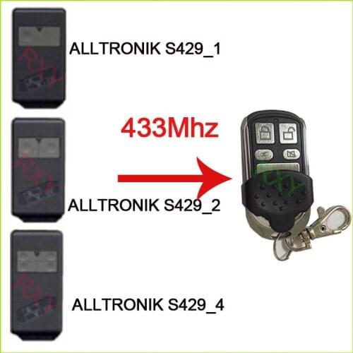 ALLTRONIK S429_1, S429_2, S429_4 433Mhz remote control ALLTRONIK remote control 433.92mhz