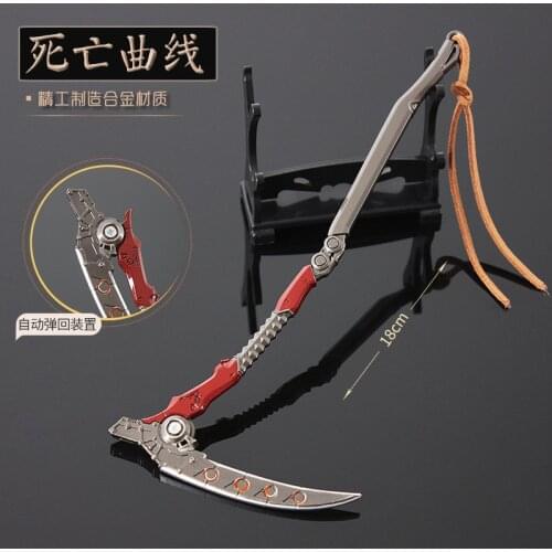 Apex legends Game surroundings Heirlooms of the dead, death curve, sickle, alloy weapon model ornaments 19cm