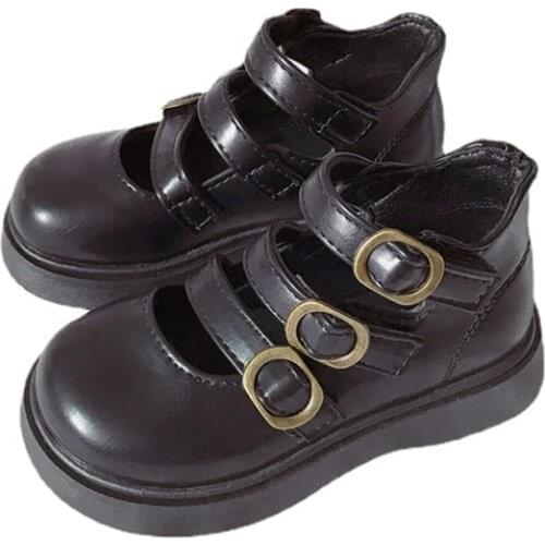 CUZULLAA Spring Autumn Children Leather Shoes Girls Princess Roman Shoes British Style School Shoes Flats Kids Shoe 26-38