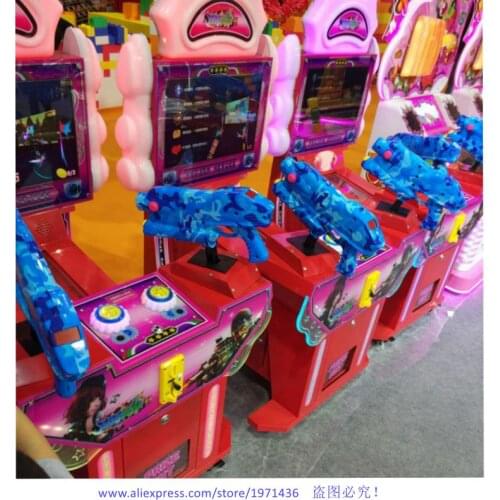 Cheap Price Coin Operated Kids Gun Shooting Simulator Arcade Game Machine For Shopping Malls