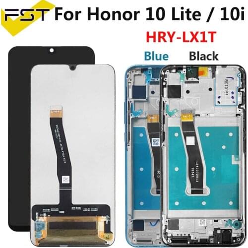 6.21inch LCD For huawei Honor 10i / 20i HRY-LX1T LCD Display+Touch Screen Digitizer Assembly For Honor 10 Lite Lcd Replace+Frame