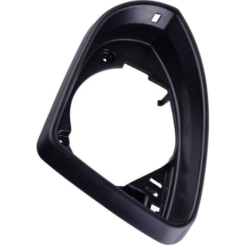 DWCX Plastic Driving Side Left Front Mirror Glass Holder Surround Trim Frame Fit for VW Golf MK7 2014 2015 2016 2017