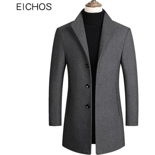 Мужские классические пальто EICHOS China At AliExpress