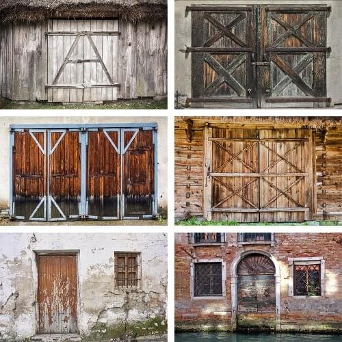 Mehofond Photography Background Retro Old Barn Door Rural Western Cowboy Farmland Kid Adult Portrait Backdrop Photo Studio Prop