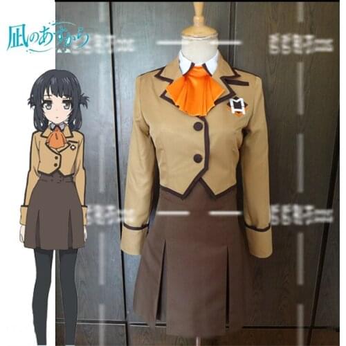 Hot Anime Nagi no Asu Kara Shiodome Miuna Cosplay Costume Fashion School Uniform Suit For Female Full Set Custom-MaKe Any Size
