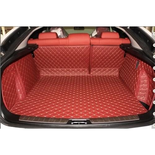 Best quality! Special car trunk mats for BMW X6 F16 2019-2014 waterproof boot carpets cargo liner mats for X6 2017,Free shipping