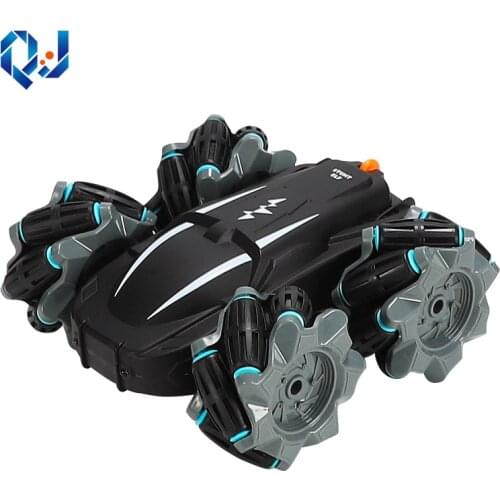 LSRC 4WD RC Car 2.4G Radio Remote Control Car 1:24 Double Side RC Stunt Cars 360 Vehicle Model Toys For Children Boy