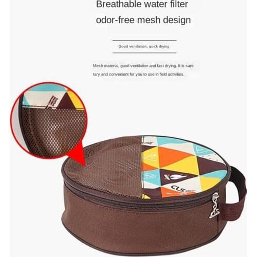 3-5 Persons Stainless Steel Tableware Mess Kit Includes Plate Bowl & Mesh Travel Bag for Backpacking & Camping