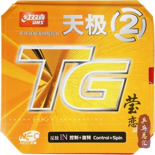Original DHS NEO Skyline TG2 (NEO Skyline-TG2) Pips-In Table Tennis Rubber With Sponge racquet sports for ping pong paddles