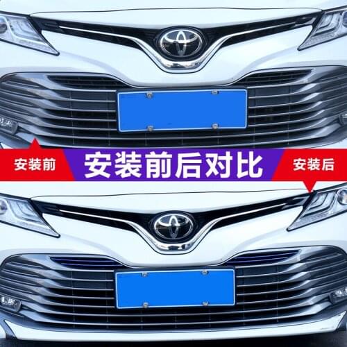 Applied to 19 and 20 Models of New Eight Generation Refit Front Bar Strip Camry Middle Net Decorative