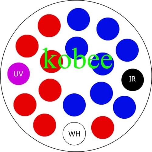 21W 54W Full Spectrum Red+Blue+IR 730NM +UV +White LED Grow Light E27 LED Horticulture Lamp for Garden Flower Plant Hydroponics