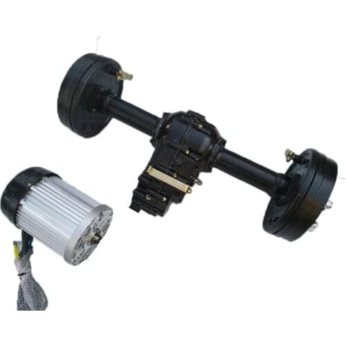 Three-wheeler rear axle fittings high power differential shift gear box rocker arm mechanical brake disc assembly