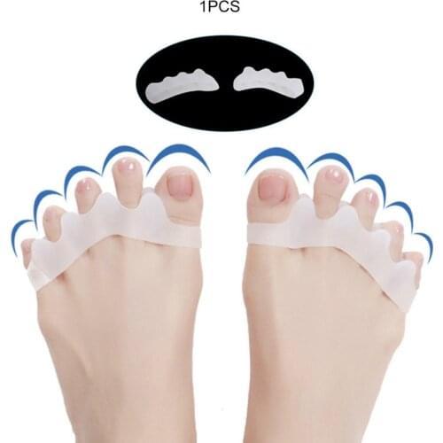 5 Holes High Elastic Toe Finger Straightener Hammer Toe Hallux Valgus Corrector Bandage Toe Separator Foot Care Bandage