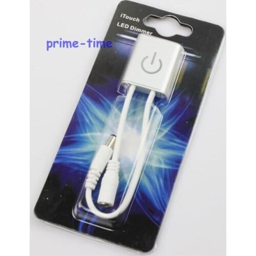 10pcs iTouch LED DImmer controller DC 12V/24V 3A Touch Switch with DC Female & Male Plug for LED Lighting led strip led lamp
