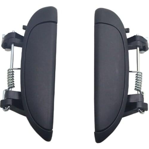 2PCS LEFT RIGHT DHKA OUTSIDE EXTERIOR DOOR HANDLE For Renault Clio 1998 1999 2000 2001 2002 2003 2004 RH; LH (Front= Rear)