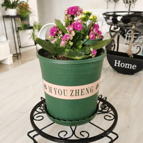 2x Black Plant Stand for Flower Pot Heavy Duty Potted Holder Indoor Outdoor