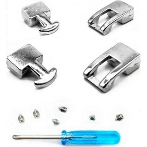 4pcs/pair Shoelaces Buckle Metal Shoelaces Cross buckle Accessories Metal Lace Lock DIY Sneaker Kits Metal Lace Buckle