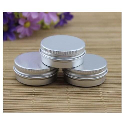 Free shipping 50pcs/lot 30g aluminum jars, 1oz silver aluminum cream jars, 30ml aluminum tin container, 30ml aluminum tin can