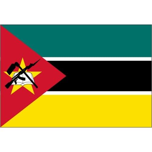 Free shipping xvggdg 90 x 150cm Mozambique flag Banner Hanging National flags Mozambique banner