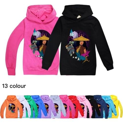 2021 Kids Hoodie Raya And The Last Dragon Baby Girls Sweatshirt Boys Girls Clothes Hoodie Pullovers Children Clothing