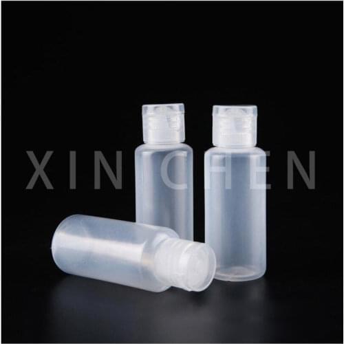 30PCS Empty Plastic Flip Lid Lotion Bottle Squeezable Cosmetic Sample Container Travel Liquid Shamboo Fill Vial 10ml/20ml/30ml
