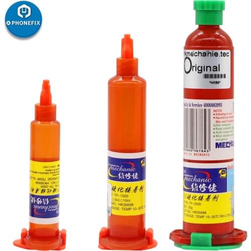 Mechanic TP-2500 UV LOCA Glue Liquid Optical Adhesive Glue 10ML UV Glue for samsung iPhone huawei LCD screen Glass Lens Repair