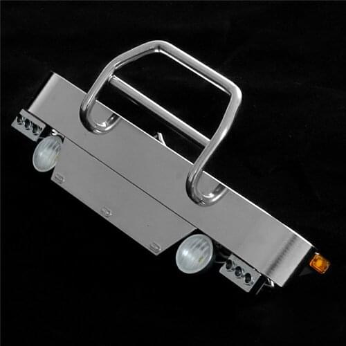 Metal Front Bumper Light LESU Model 1/14 RC DIY TAMIYA King Hauler Tractor Truck Car