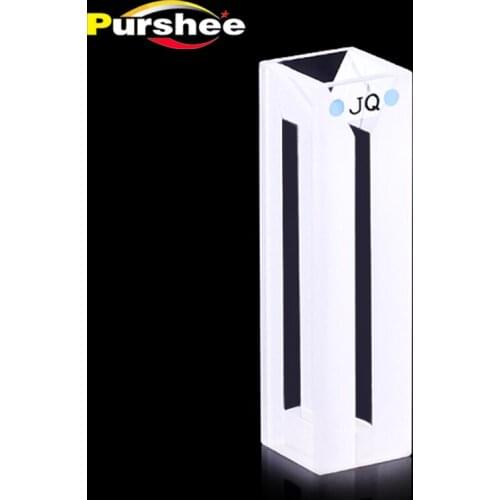 Micro quartz fluorescence cuvette with lid(700ul)