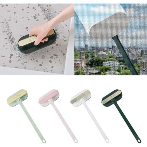 Multifunctional Window Screen Mesh Cleaning Brush with Detachable Long Handle Wet And Dry Dual-Use Dust Removal Cleaner