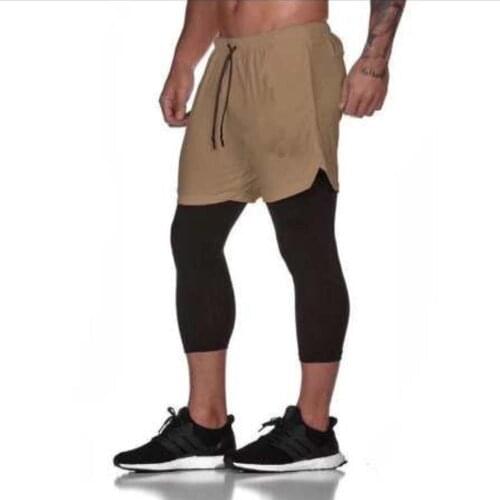 Mens brand Shorts Running Shorts Quick Drying Sport Shorts Gyms Fitness Bodybuilding Workout Built-in Pockets Short pants Men