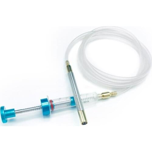 Stainless steel suction pumping handpiece Titanium handle rubber hose suction needle converter Liposuction Aspiration syringes