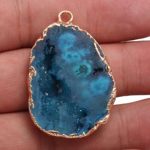 Natural Stone Pendant Irregular Agates For Jewelry Making DIY Necklace Bracelet Anklet Accessory