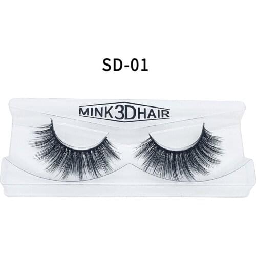 Mink Lashes 3D mink 100% cruelty free eyelashes handmade natural reusable Wispies false eyelashes makeup