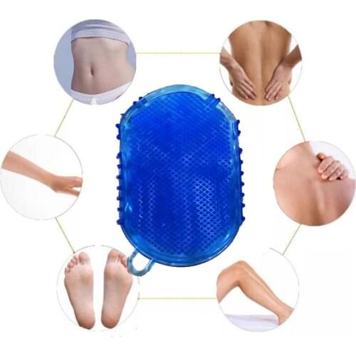 2020 Newest Soft Silicone Massage Scrub Gloves For Peeling Body Bath Brush Exfoliating Gloves Footbrush for the Bath Body Brush