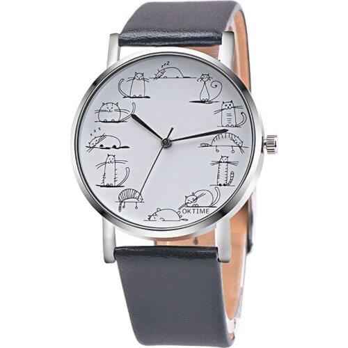 OTOKY Lovely Watch Fashion Cartoon men watches 2020 Leather Mens watches Alloy Quartz Wrist reloj de hombre