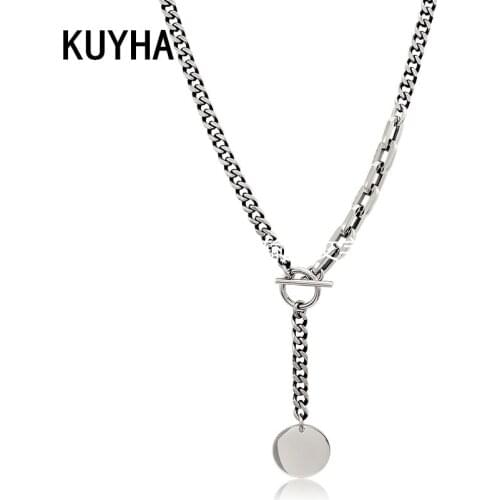 Necklace Chain Fashion Wedding Engagement Jewelry Round Charm Pendant Necklace For Women Wedding Choker Collar