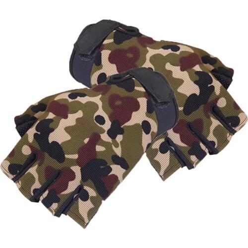 1Pair Fishing Gloves Summer Outdoor Men Thin Half Finger Fishing Gloves Cycling Half Finger Gloves