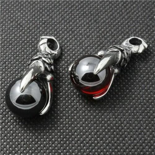 316L Stainless Steel Cool Pendant Charm Eagle Dragon Claw Customized Pendant Necklace Jewelry
