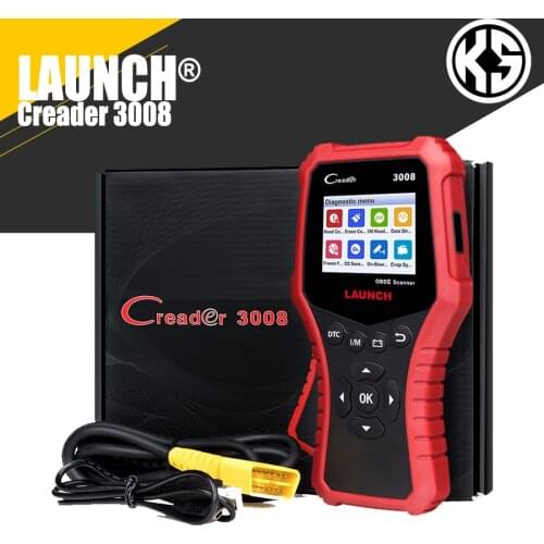 LAUNCH X431 Creader 3008 Full OBD2 Scanner OBDII Code Reader CR3008 Battery Diagnostic Tool Free Update Online