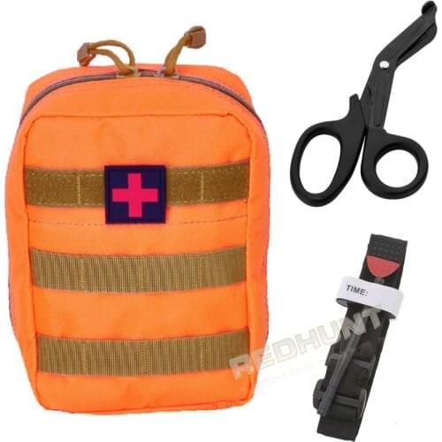Tactical Hunting Medical First Aid Pouch One Hand Tactical Tourniquets Outdoor Sports Emergency Case