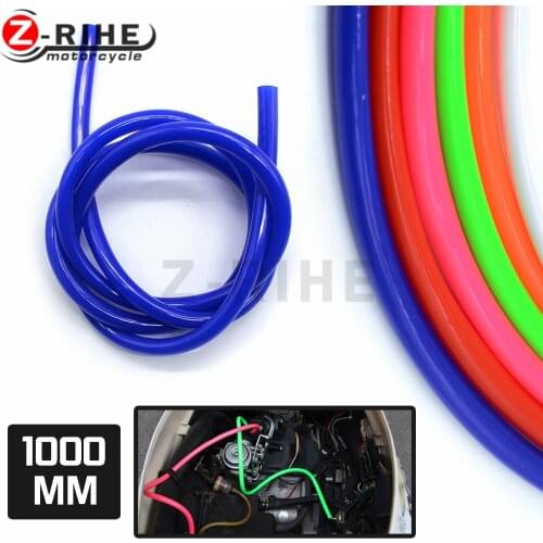 Moto Fuel Line Motorcycle Dirt Bike Fuel Gas Oil Delivery Tube Hose Line Petrol Pipe 5mm I/D 8mm O/D Motorbike Oil Supply Pipe