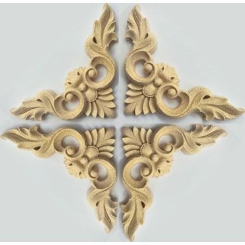 Vintage Home Decor Woodcarving Hanging Supplies Corner Applique Soft Fashion Europe Decoration Figurines Crfts