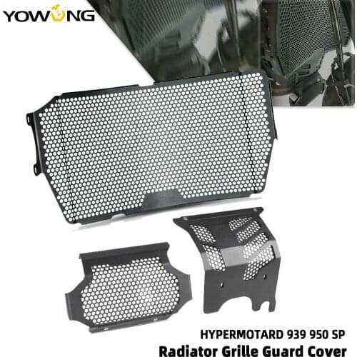 Motorcycle Radiator Guard Protector Grille Grill Cover For Ducati Hypermotard 939 950 SP Hyperstrada 939 Engine Guard Protector