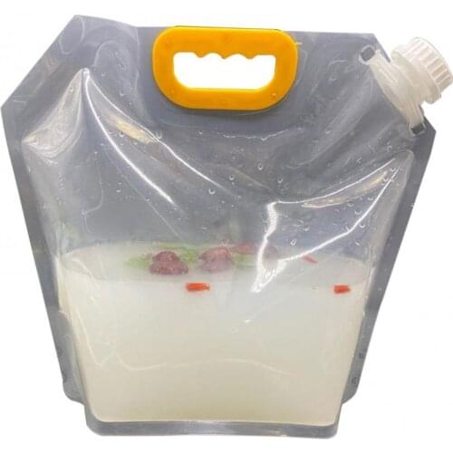 1.5/2.5/5L Beer Packaging Bag Stand-up Liquid Juice Milk Coffee Pouch Beer Beverage Container DIY Packaging Bag