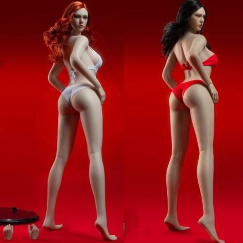 1/6 TBLeague PLLB2020-S43 Suntan skin For head carving 1/ 6 European and American Female Feet Body Big Brust Body