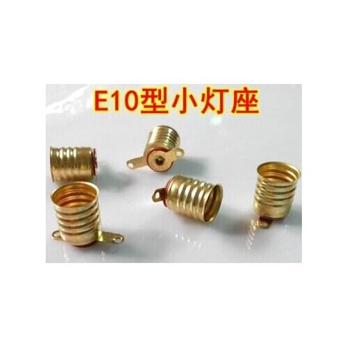 100pcs/lot E10 lamp adapter, E10 lamp holders, E10 socket for light bulb
