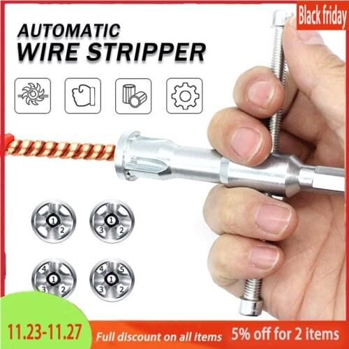 Automatic Stripping Doubling Electrical Twist Connector Electrical Line Device Cable Wire Stripper Electric and hand-use univers